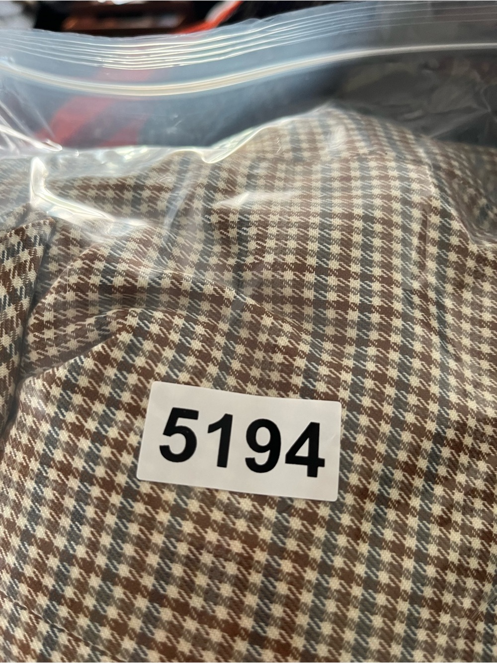 Skies are Blue Curvy Brown Houndstooth Plaid Blazer 3X Oversized Academia Preppy - Picture 7 of 7